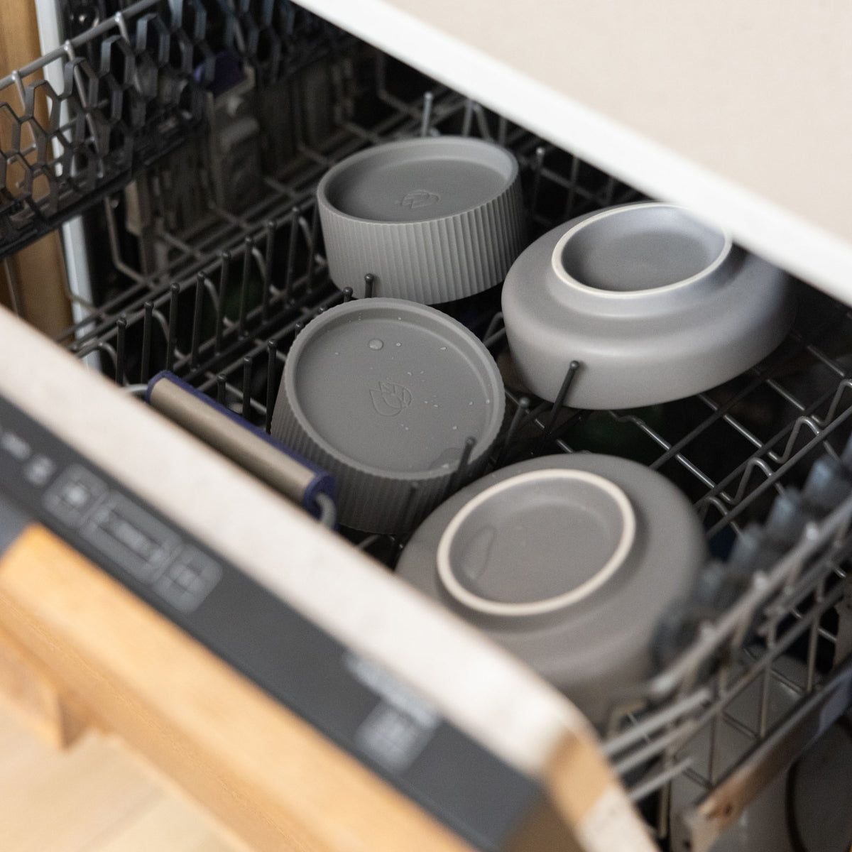 Cat Bowls and Risers are dishwasher safe.