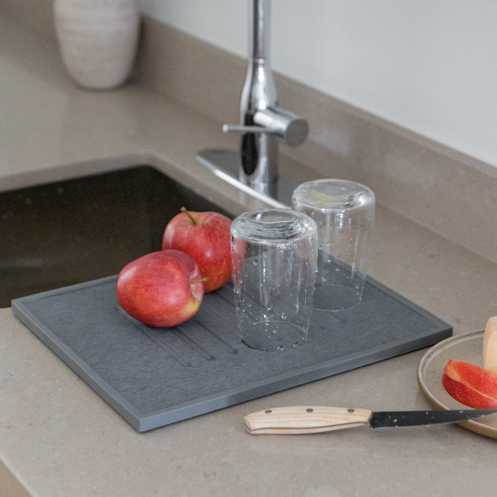 Dish Drying Stone & Stone Sink Caddy