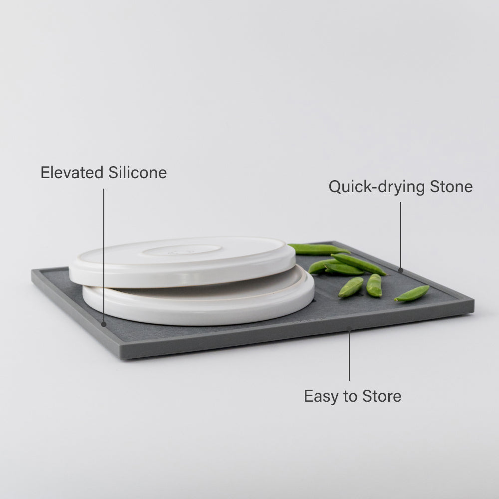 Dish Drying Stone & Stone Sink Caddy