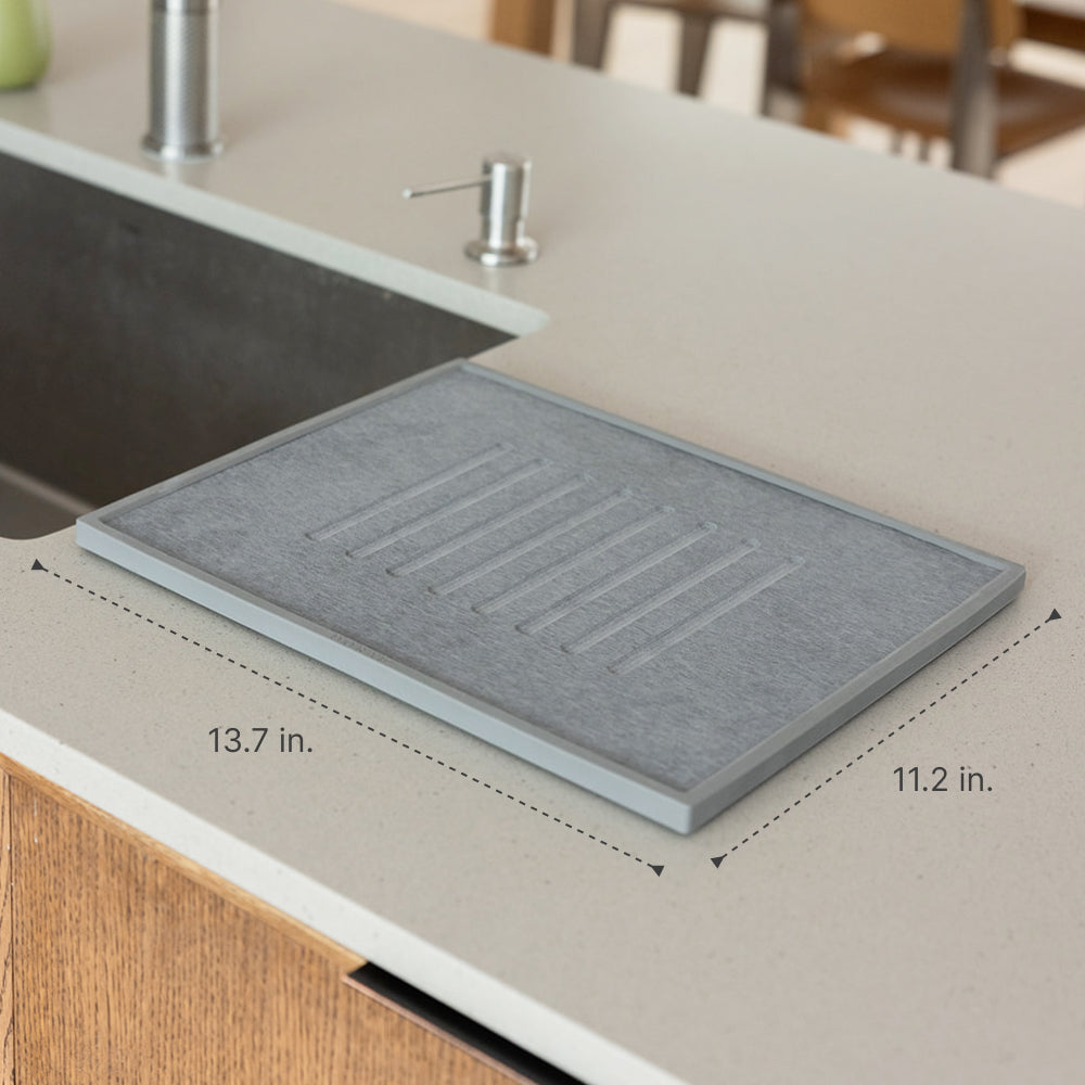 Dish Drying Stone & Stone Sink Caddy