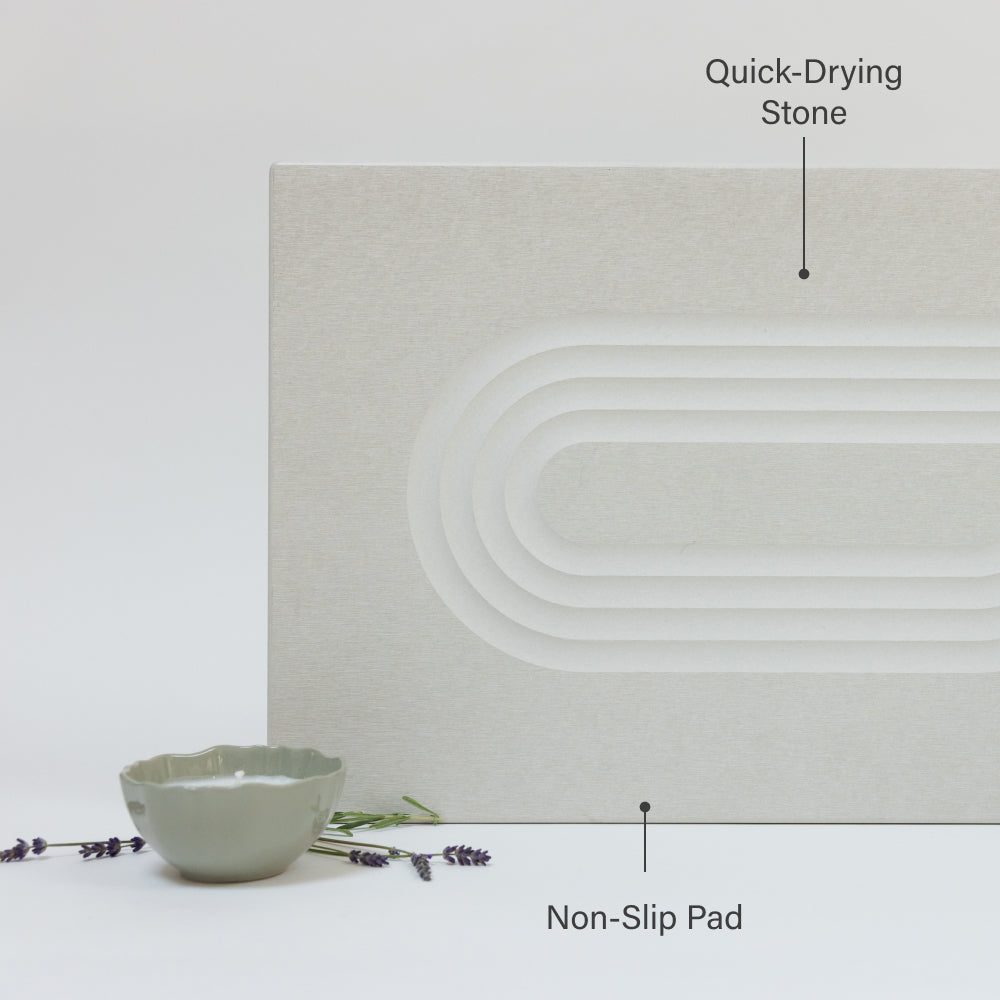 Bath Stone™ Mat - Current & Stone Sink Caddy