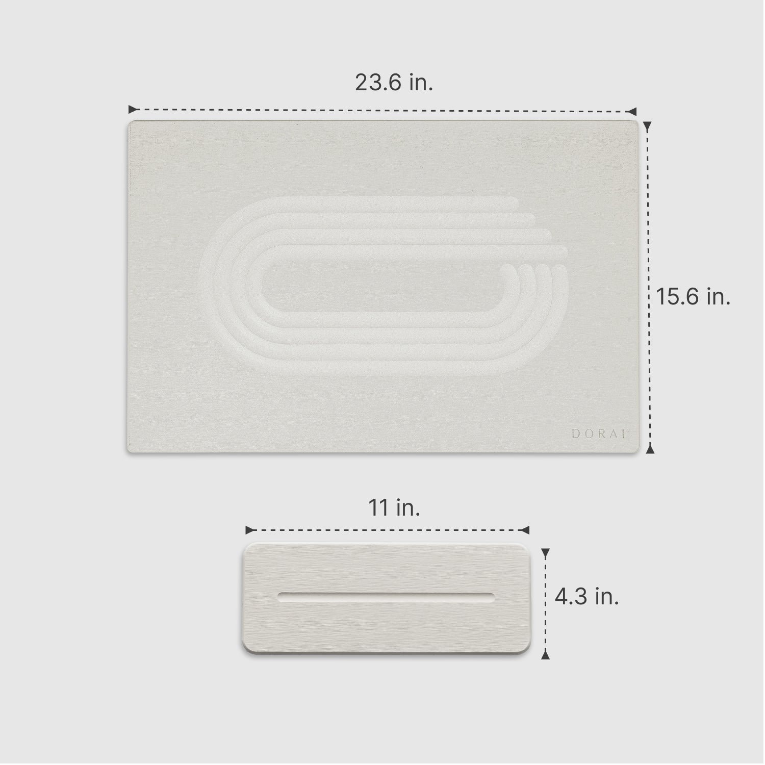 Bath Stone™ Mat - Current & Stone Sink Caddy