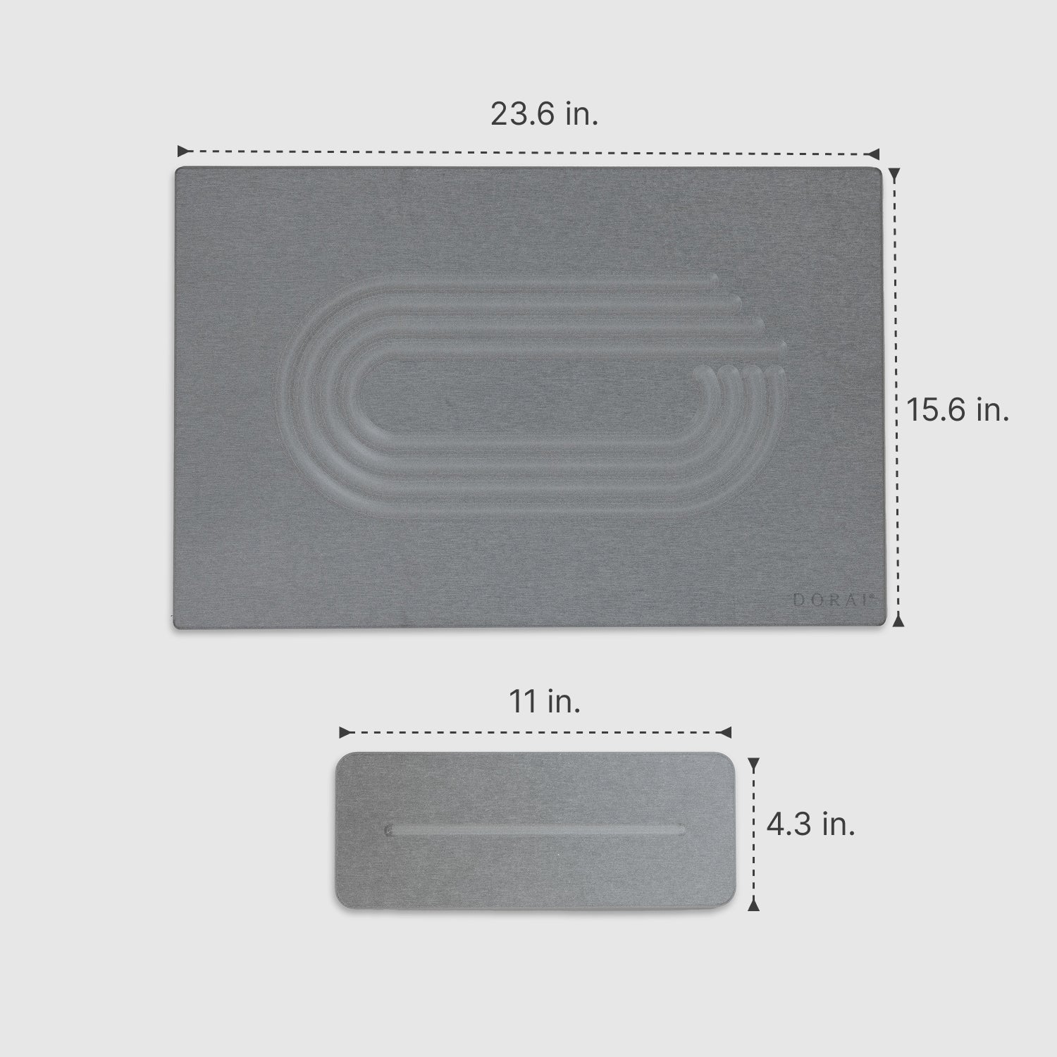 Bath Stone™ Mat - Current & Stone Sink Caddy