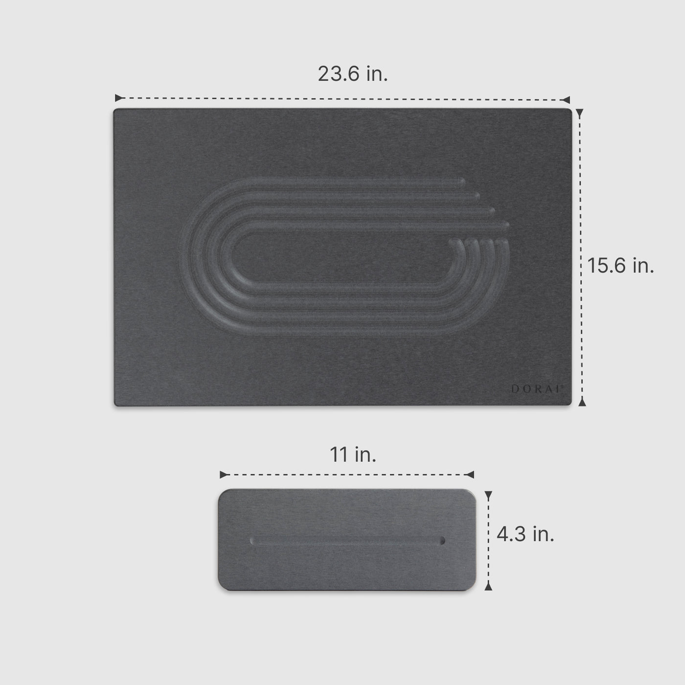 Bath Stone™ Mat - Current & Stone Sink Caddy