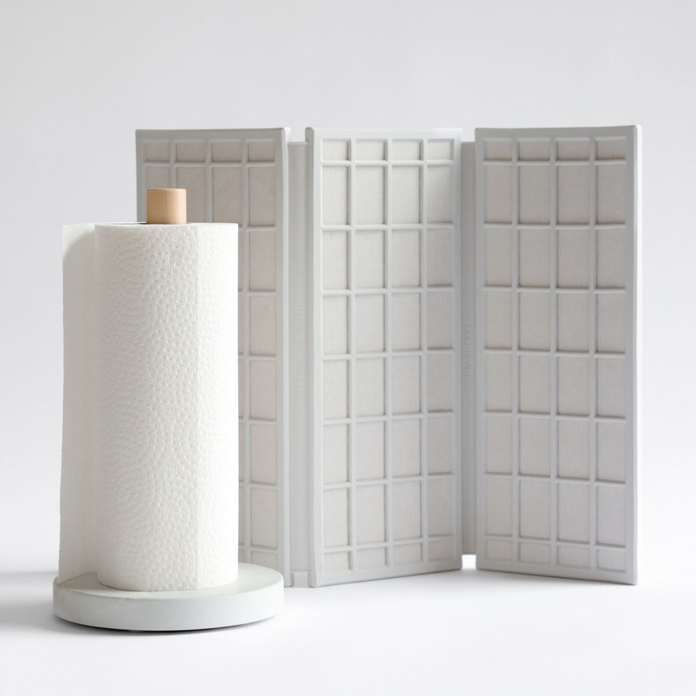 Paper Towel Holder + Ridge Dish Pad