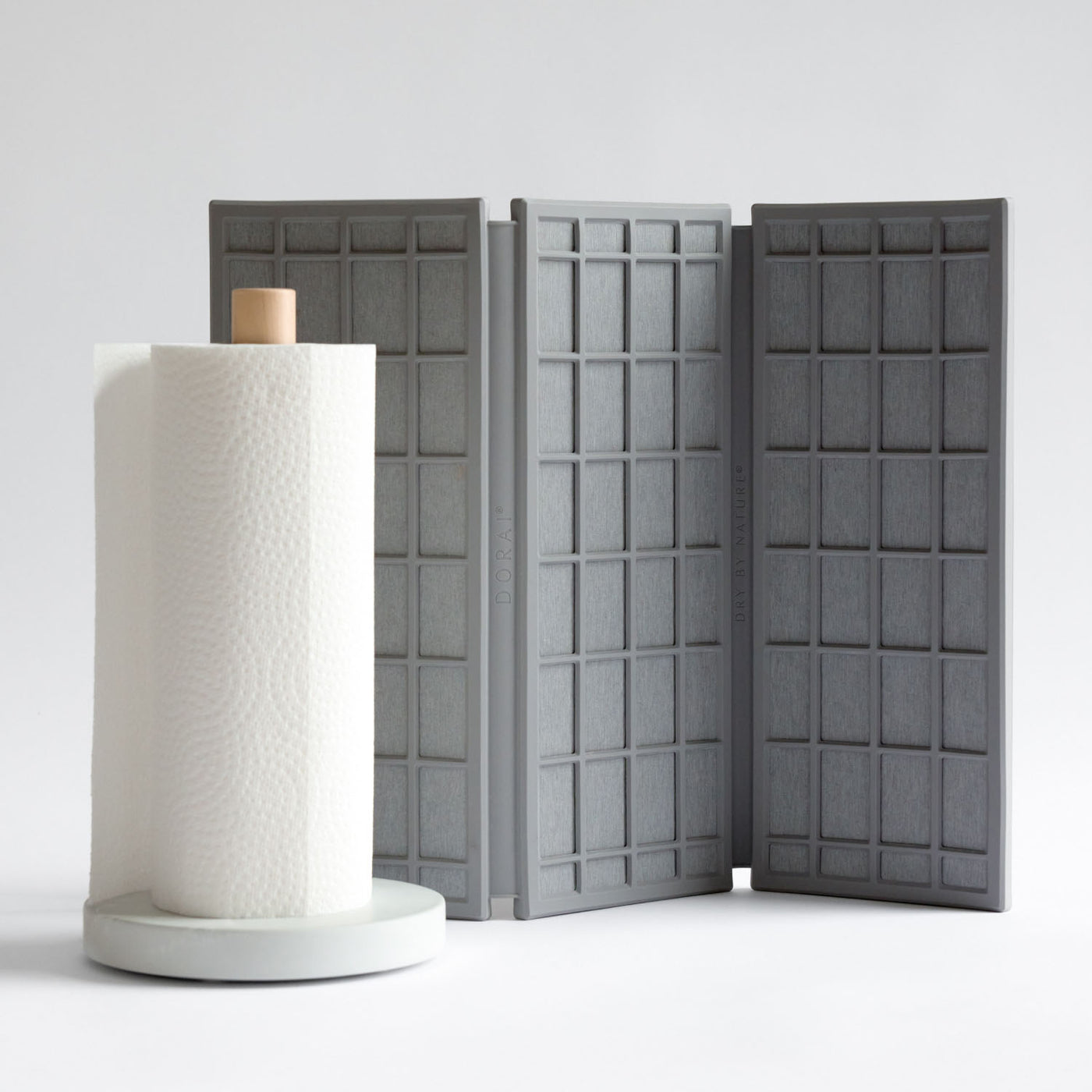 Paper Towel Holder + Ridge Dish Pad