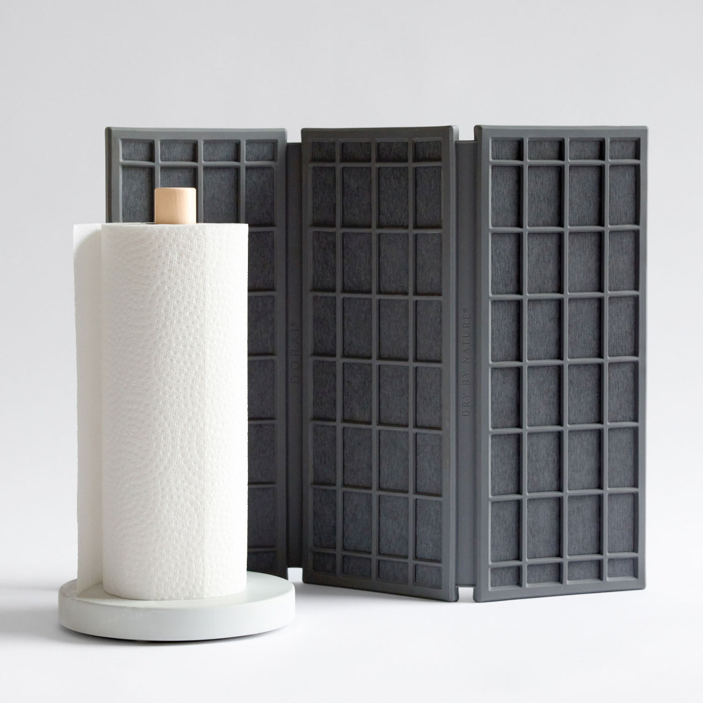 Paper Towel Holder + Ridge Dish Pad