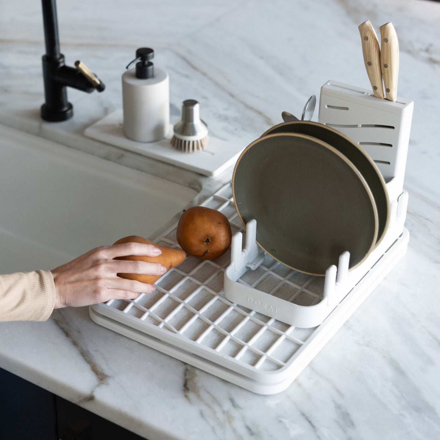 Large Dish Pad + Dish Pad Rack Bundle