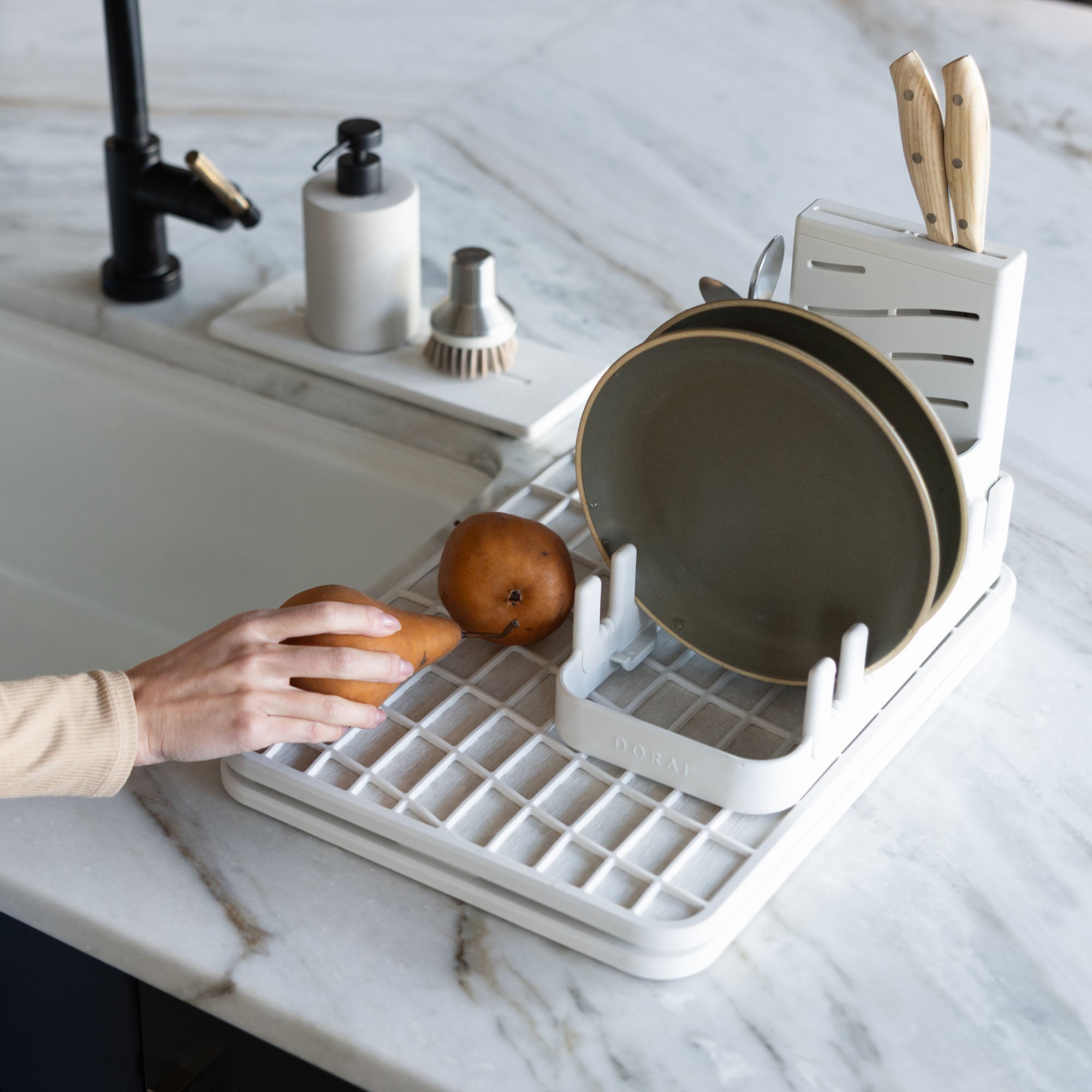 Large Dish Pad + Dish Pad Rack Bundle