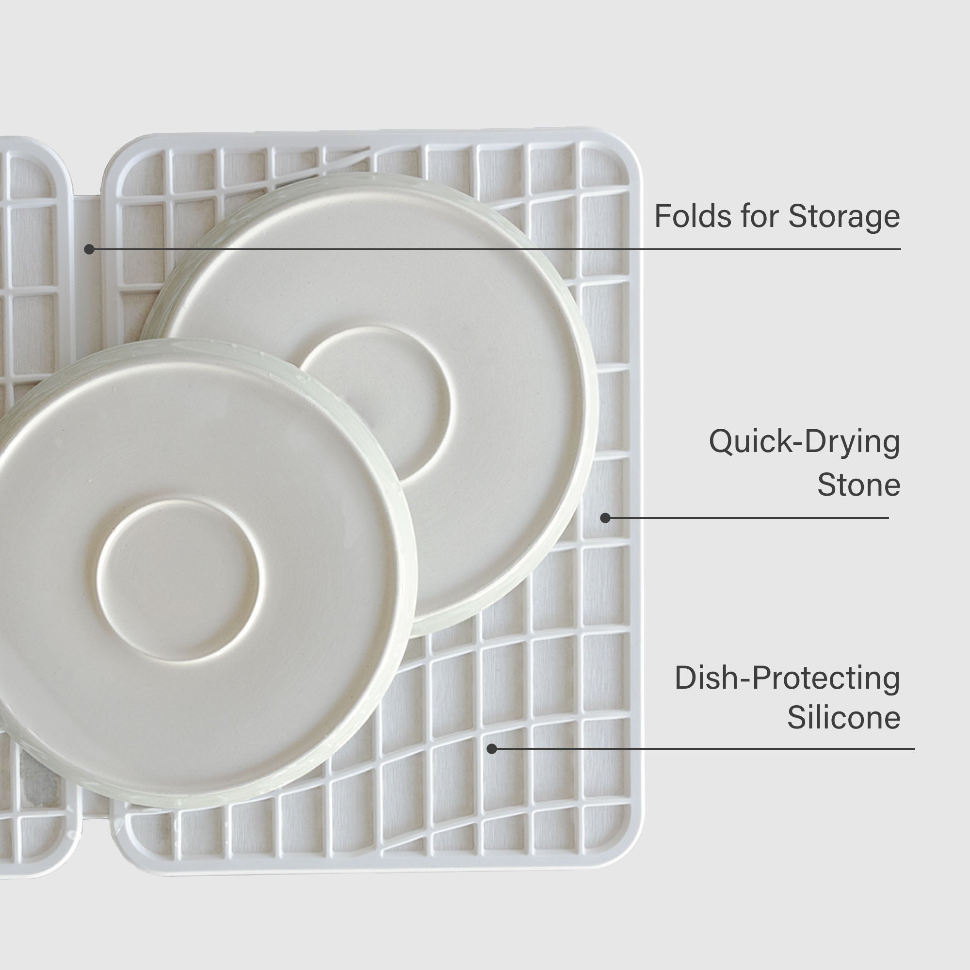 Large Dish Pad + Dish Pad Rack Bundle