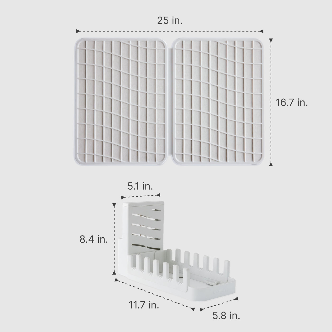 Large Dish Pad + Dish Pad Rack Bundle