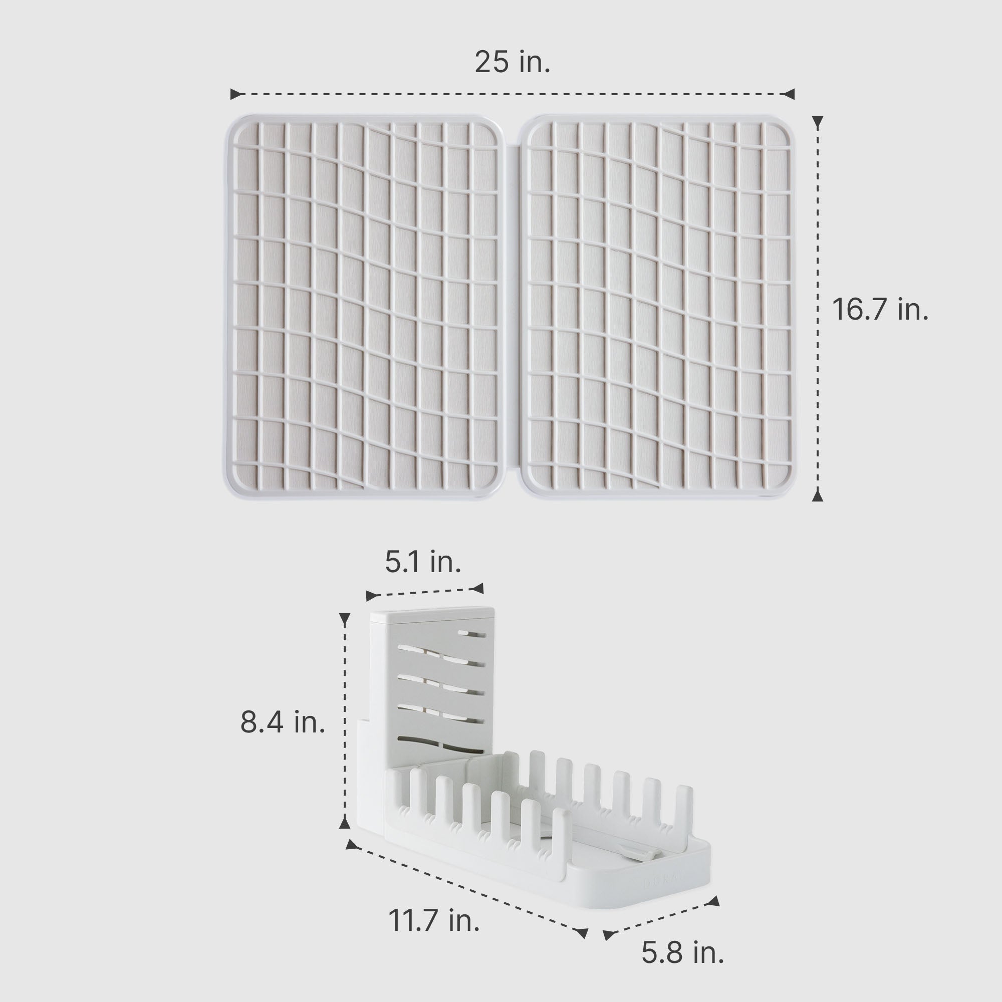Large Dish Pad + Dish Pad Rack Bundle