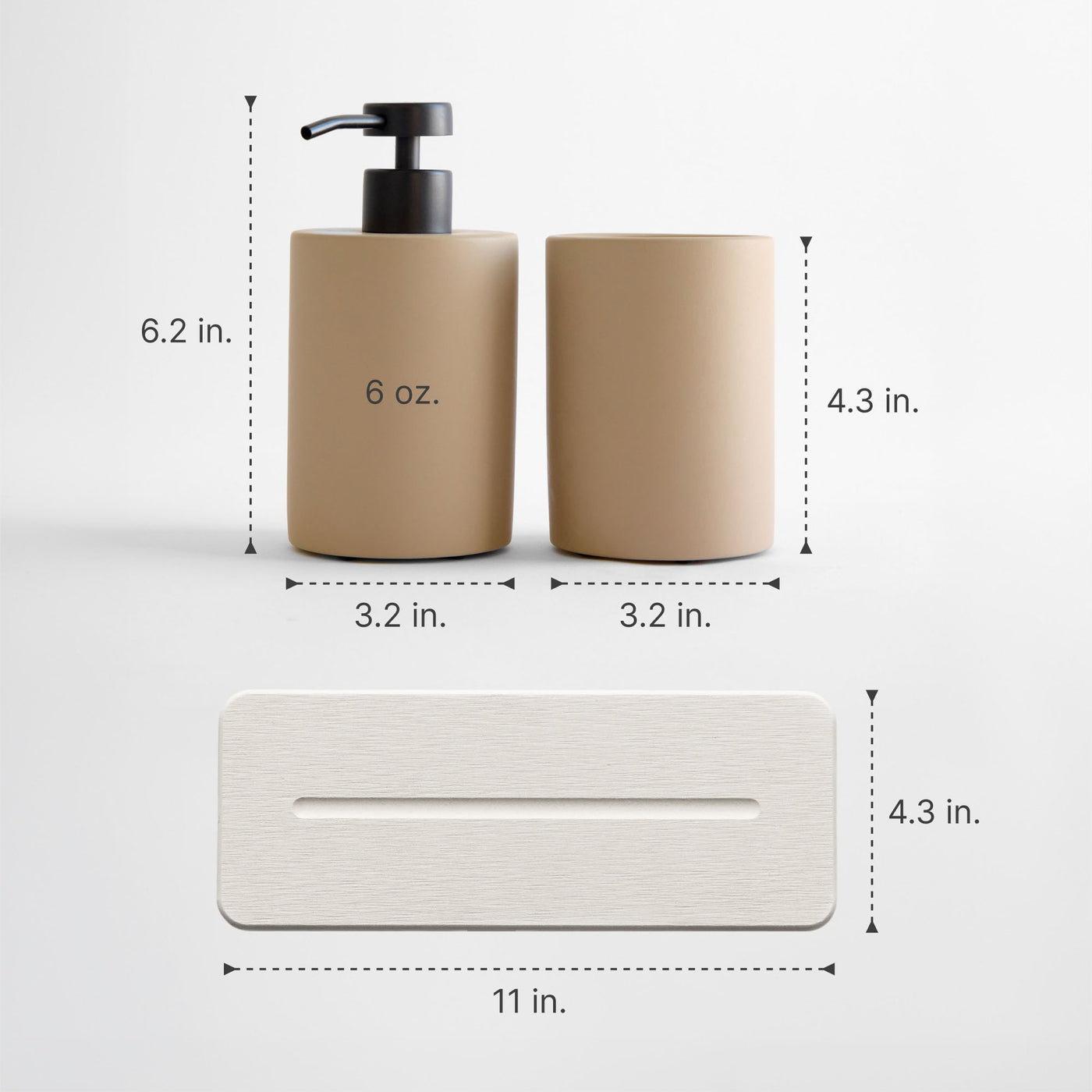 Modern Stone Sink Set