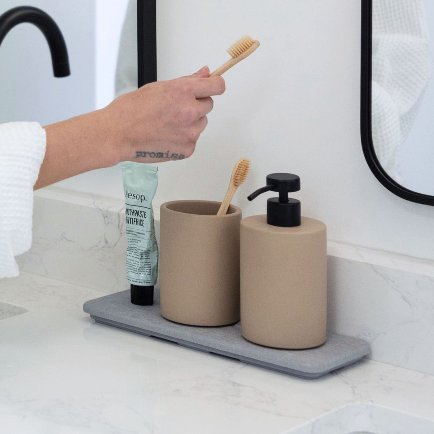Modern Stone Sink Set