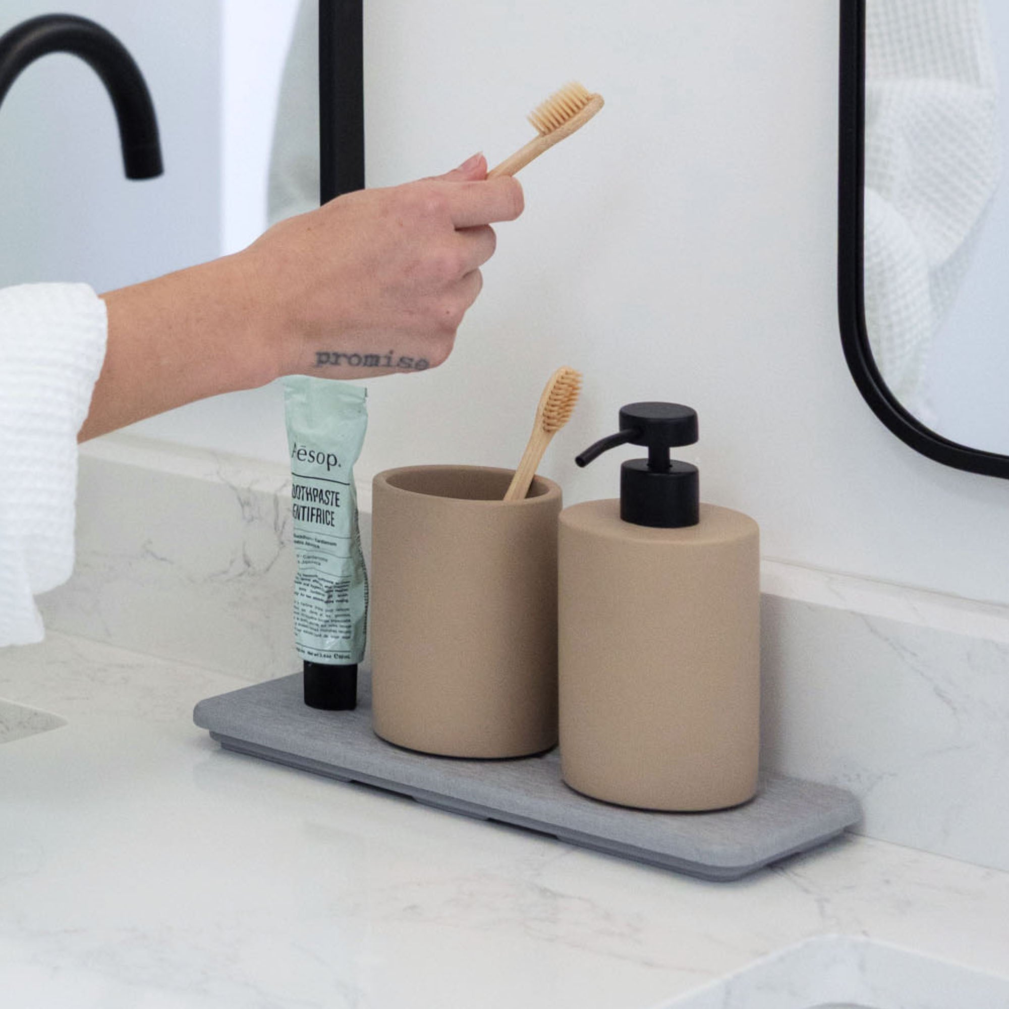 Modern Stone Sink Set