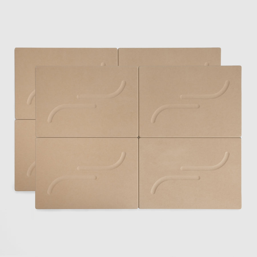 Clay Arch Large Bath Stone two pack on white background. | Clay Collection Image