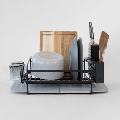 Modern basalt Dish Rack from Dorai Home.