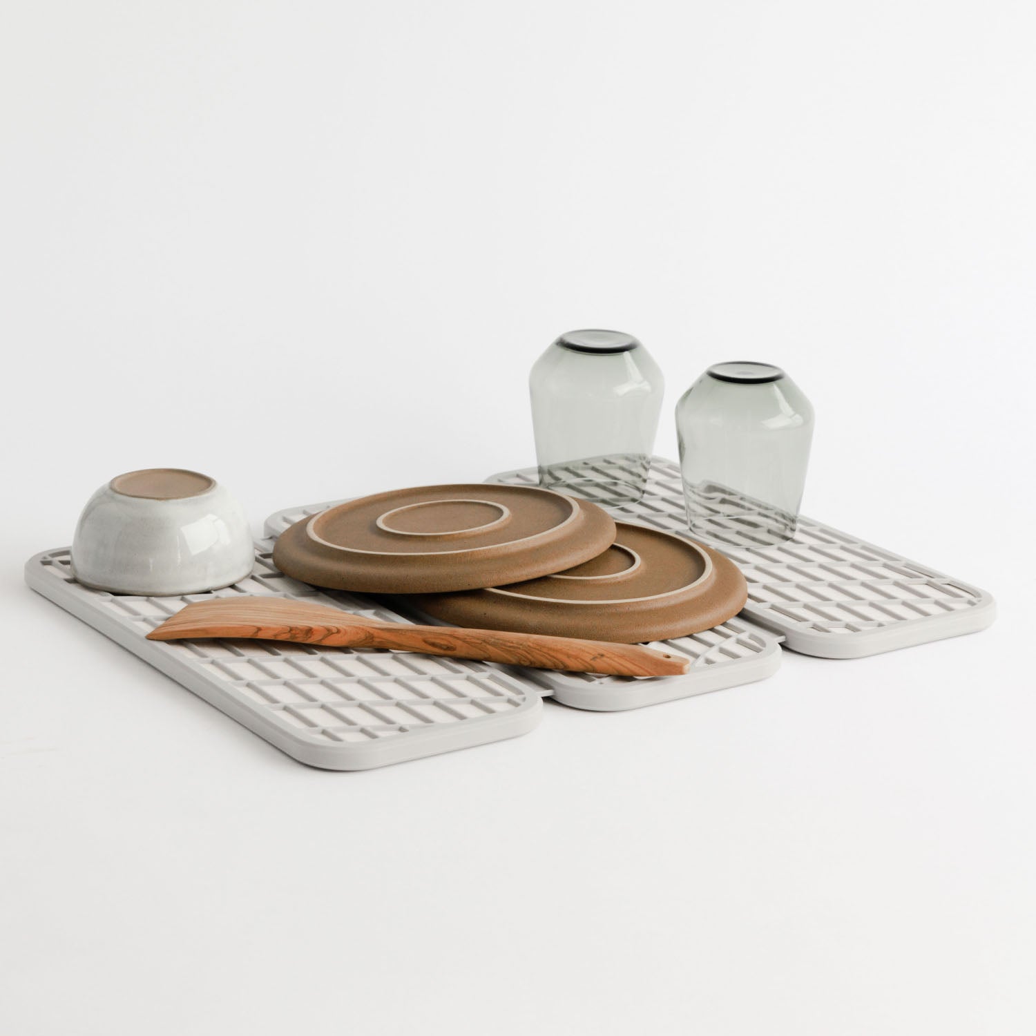 dorai plant saucer Drift Dish Pad + Stone Sink Caddy Bundle Sandstone