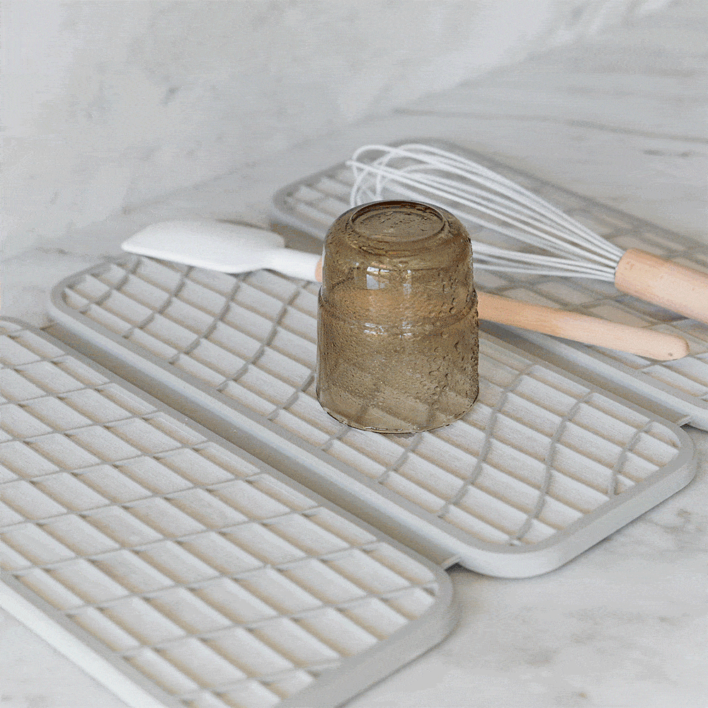 Antibacterial Dish Drying Mats for Your Kitchen (Diatomaceous