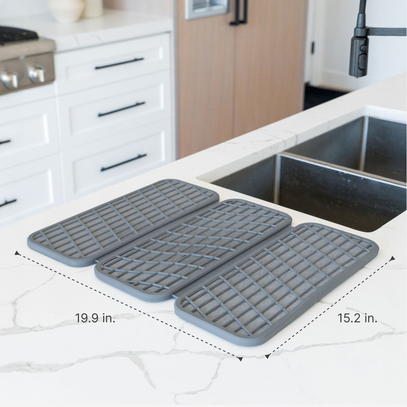 Drift Slate Dish Pad: 19.9in x 15.2in