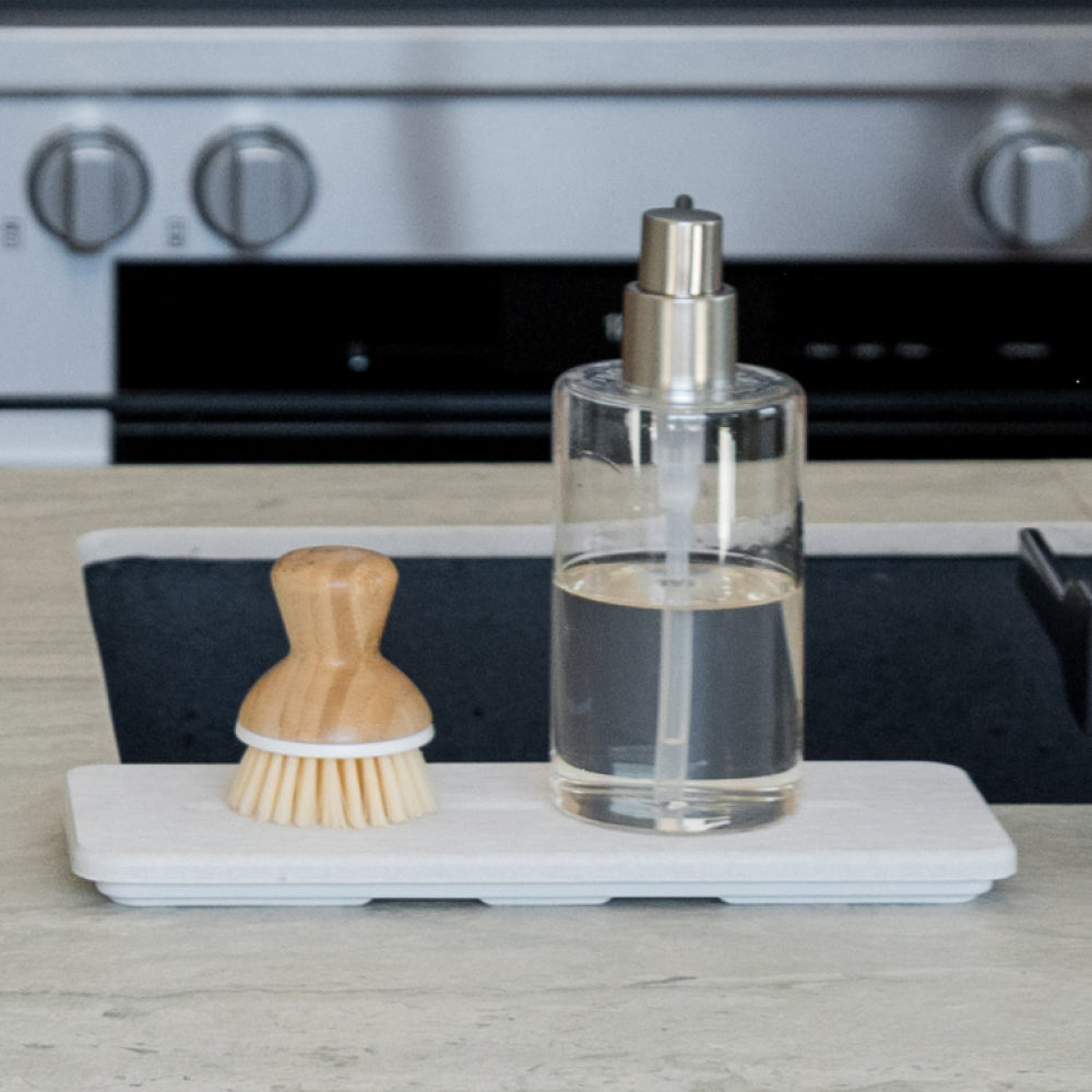 Ridge Dish Pad & Stone Sink Caddy