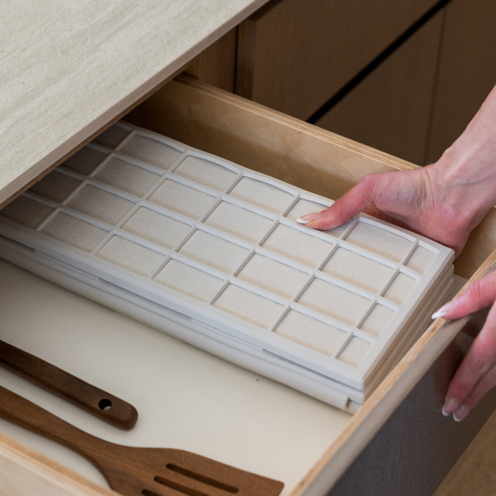 Ridge Dish Pad & Stone Sink Caddy