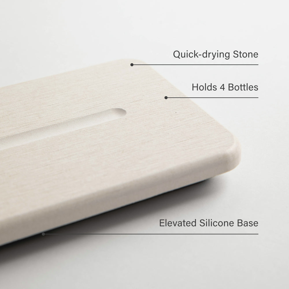 Ridge Dish Pad & Stone Sink Caddy
