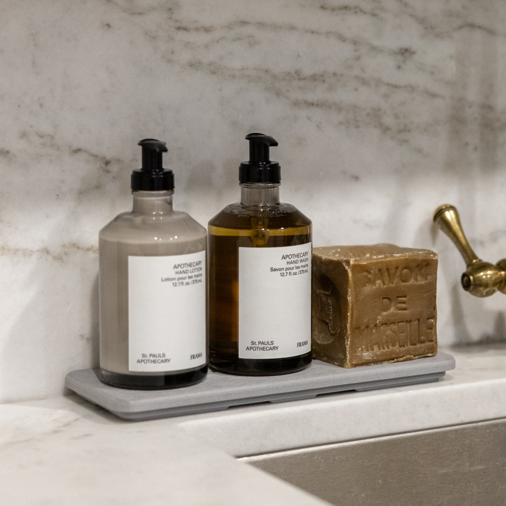 Ridge Dish Pad & Stone Sink Caddy