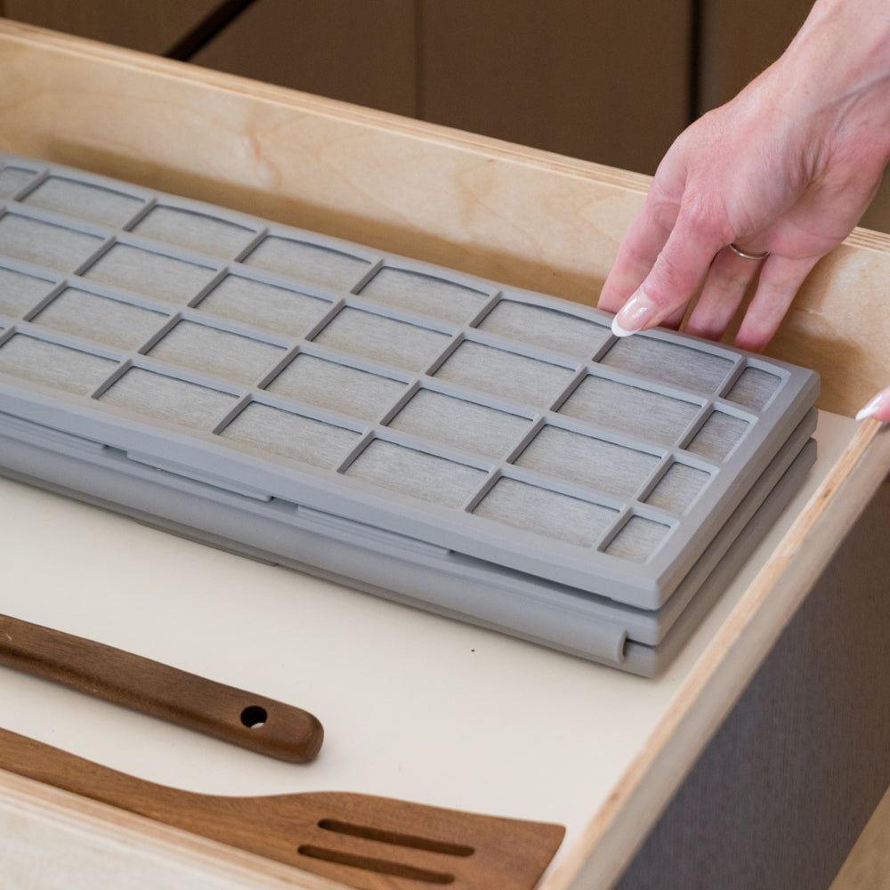 Ridge Dish Pad & Stone Sink Caddy