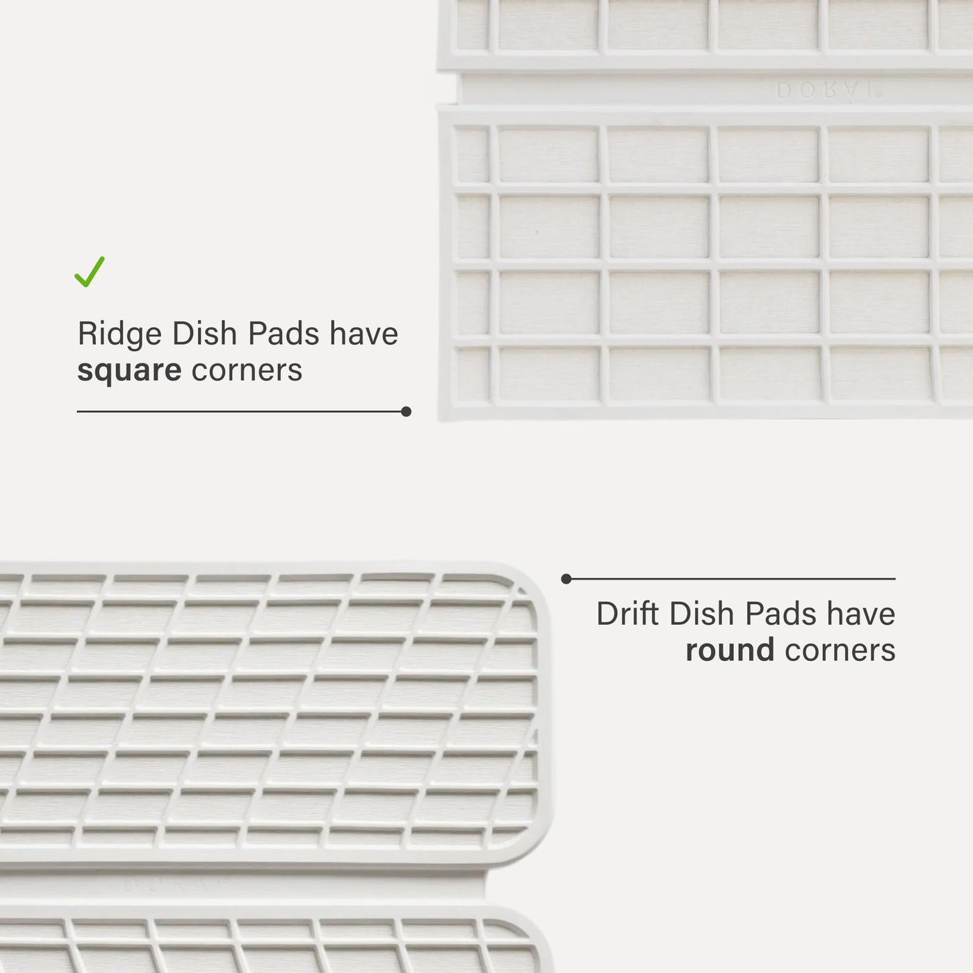 Ridge Dish Pad Stone Replacements