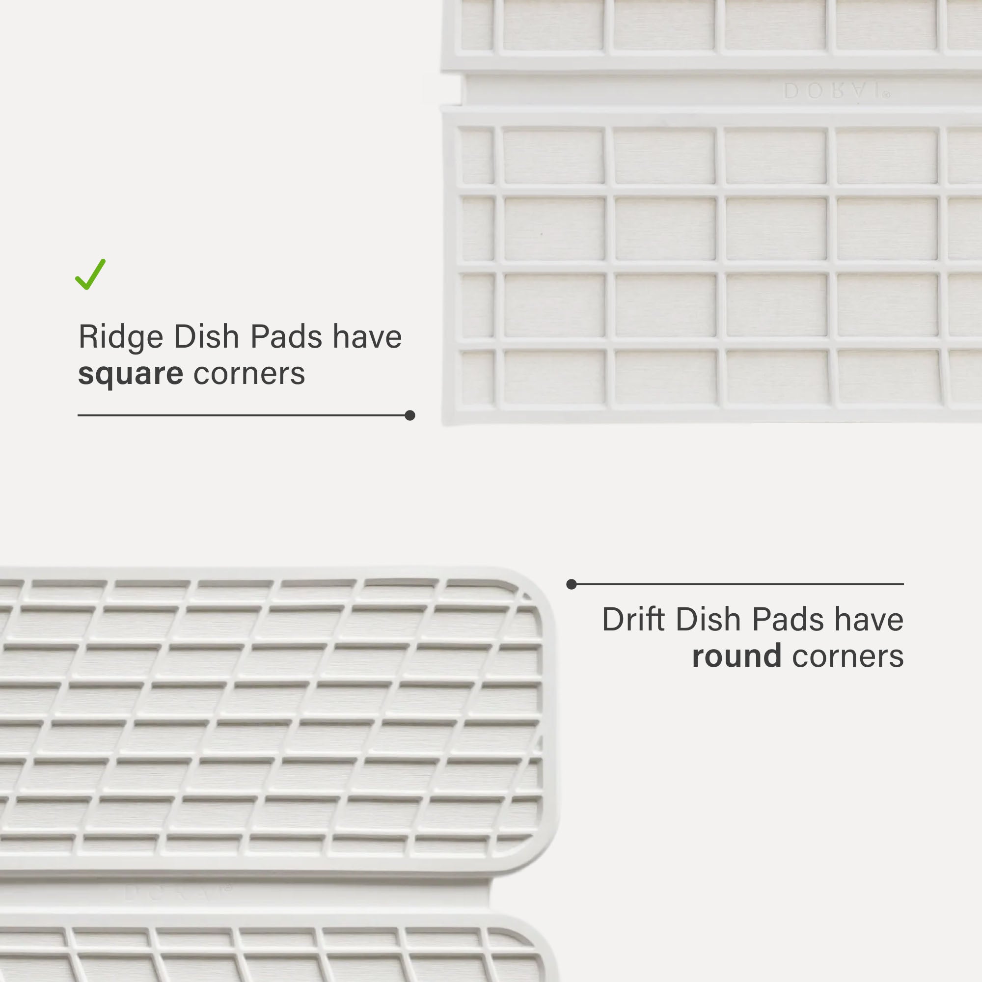 Ridge Dish Pad Stone Replacements