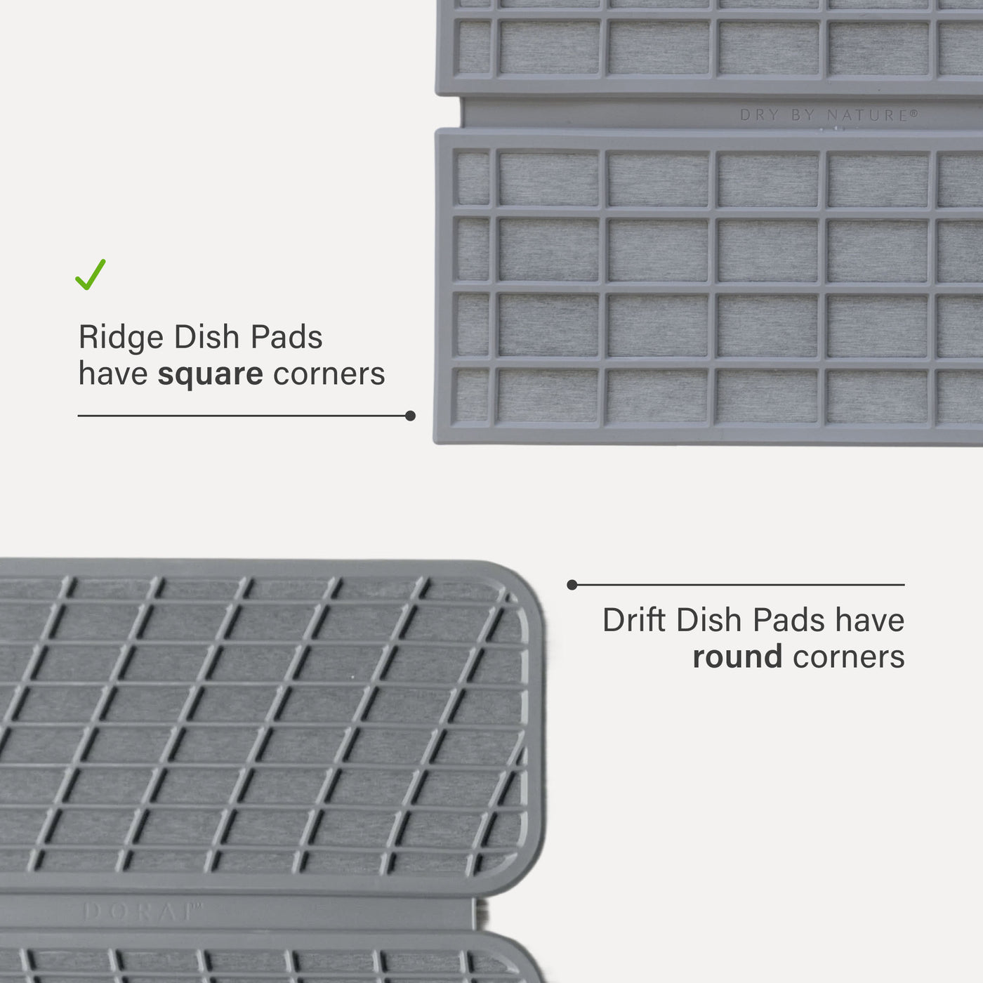 Ridge Dish Pad Stone Replacements