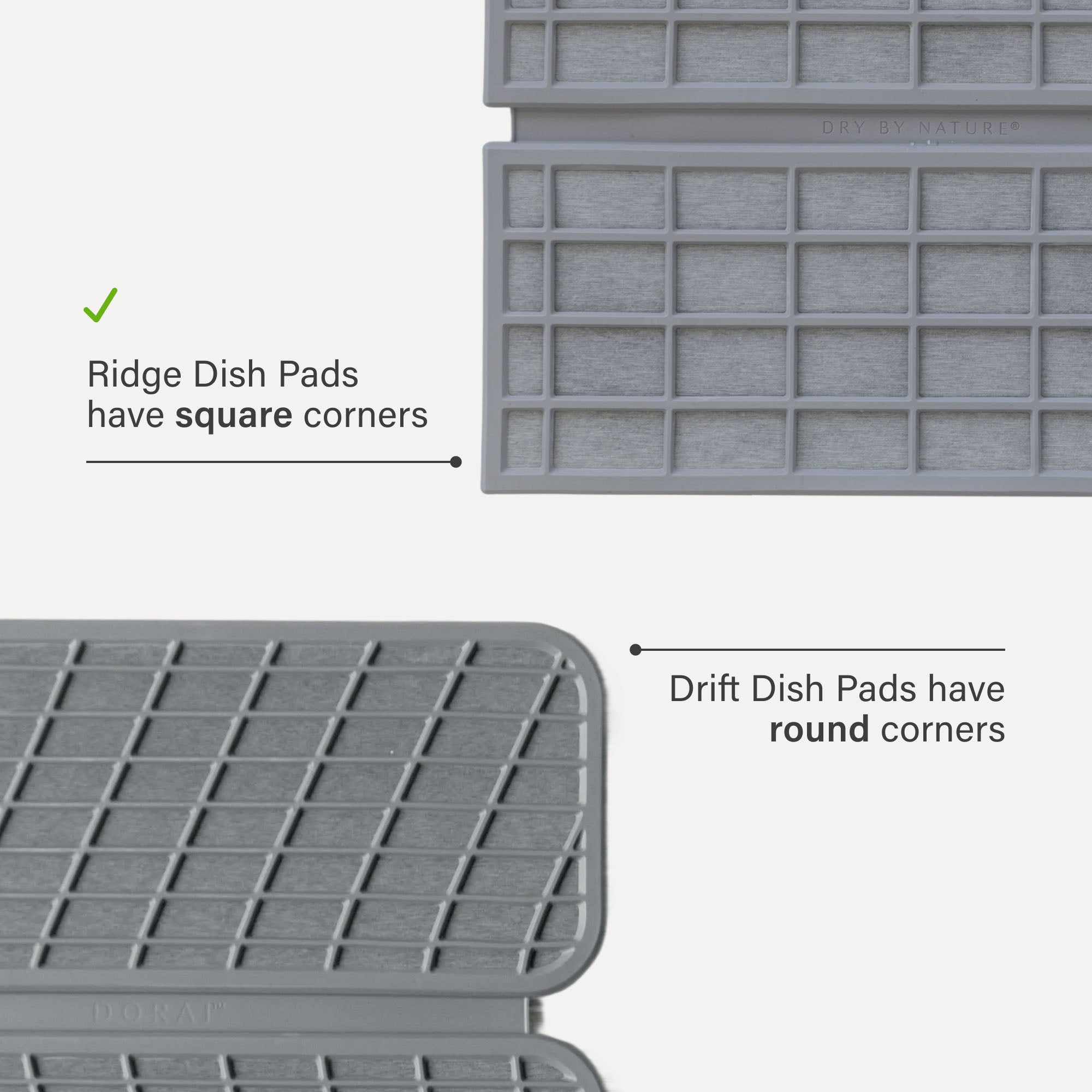 Ridge Dish Pad Stone Replacements