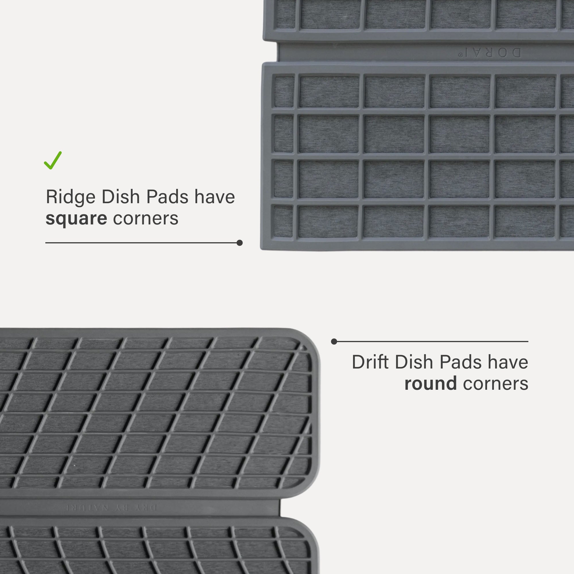 Ridge Dish Pad Stone Replacements