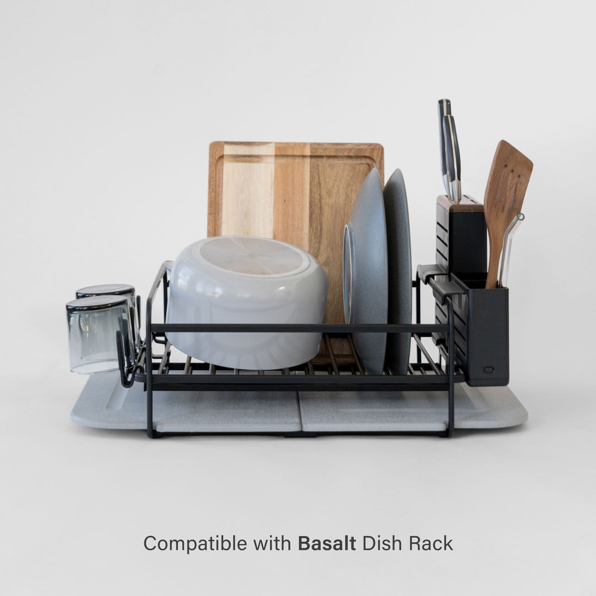 Ash Replacement Stones are compatible with Basalt Dish Rack. 