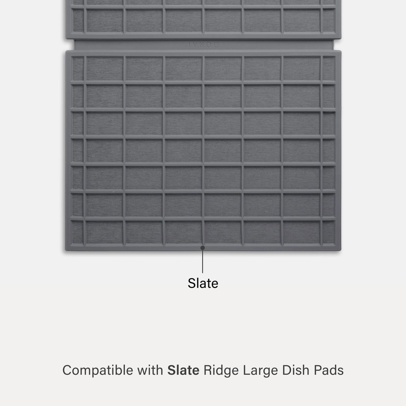 Compatible with Slate Ridge Large Dish Pads.