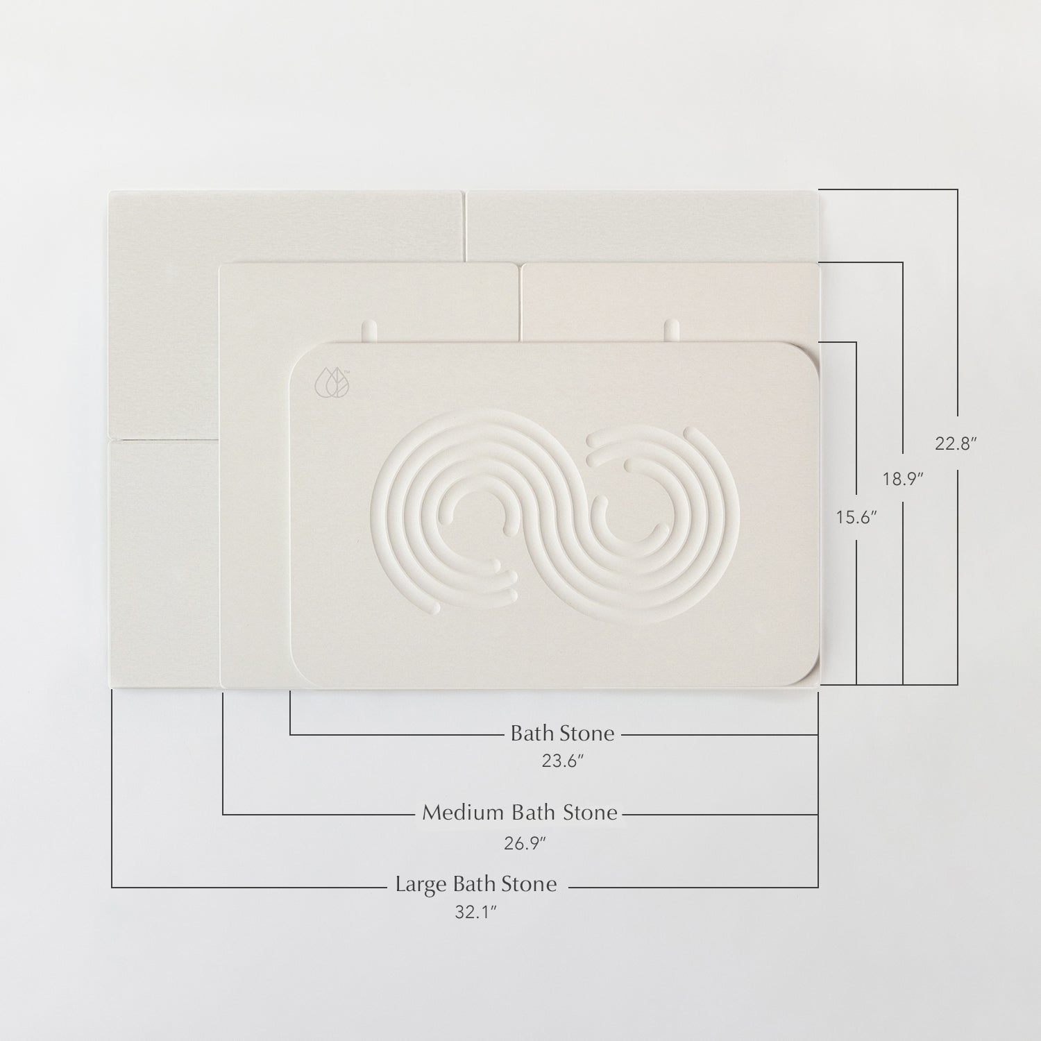 Medium Bath Stone™ Mat