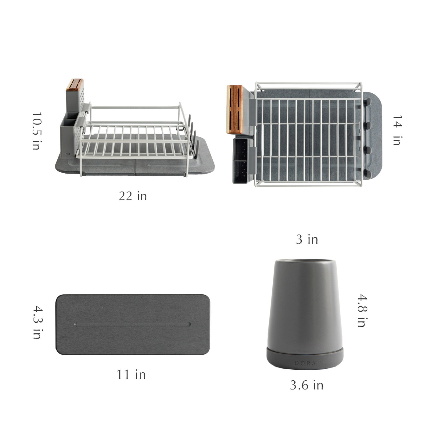 dimensions of all kitchen products