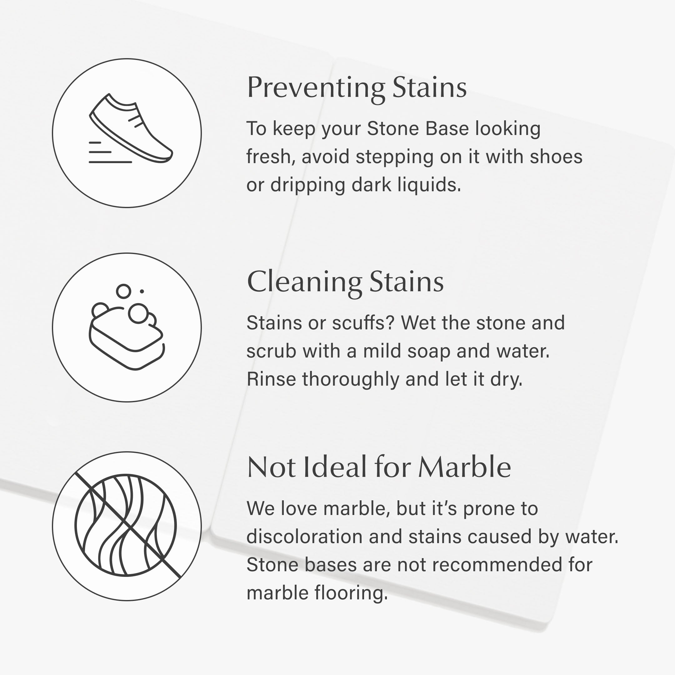 Medium Bath Stone™ Mat & Stone Sink Caddy