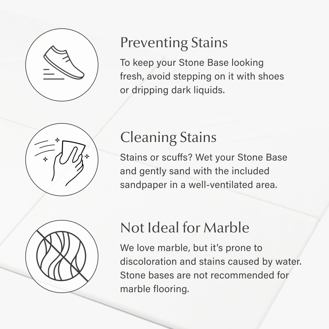 Large Bath Stone™ Mat - 2-Pack