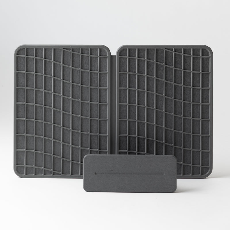 Slate large dish pad and sink caddy bundle