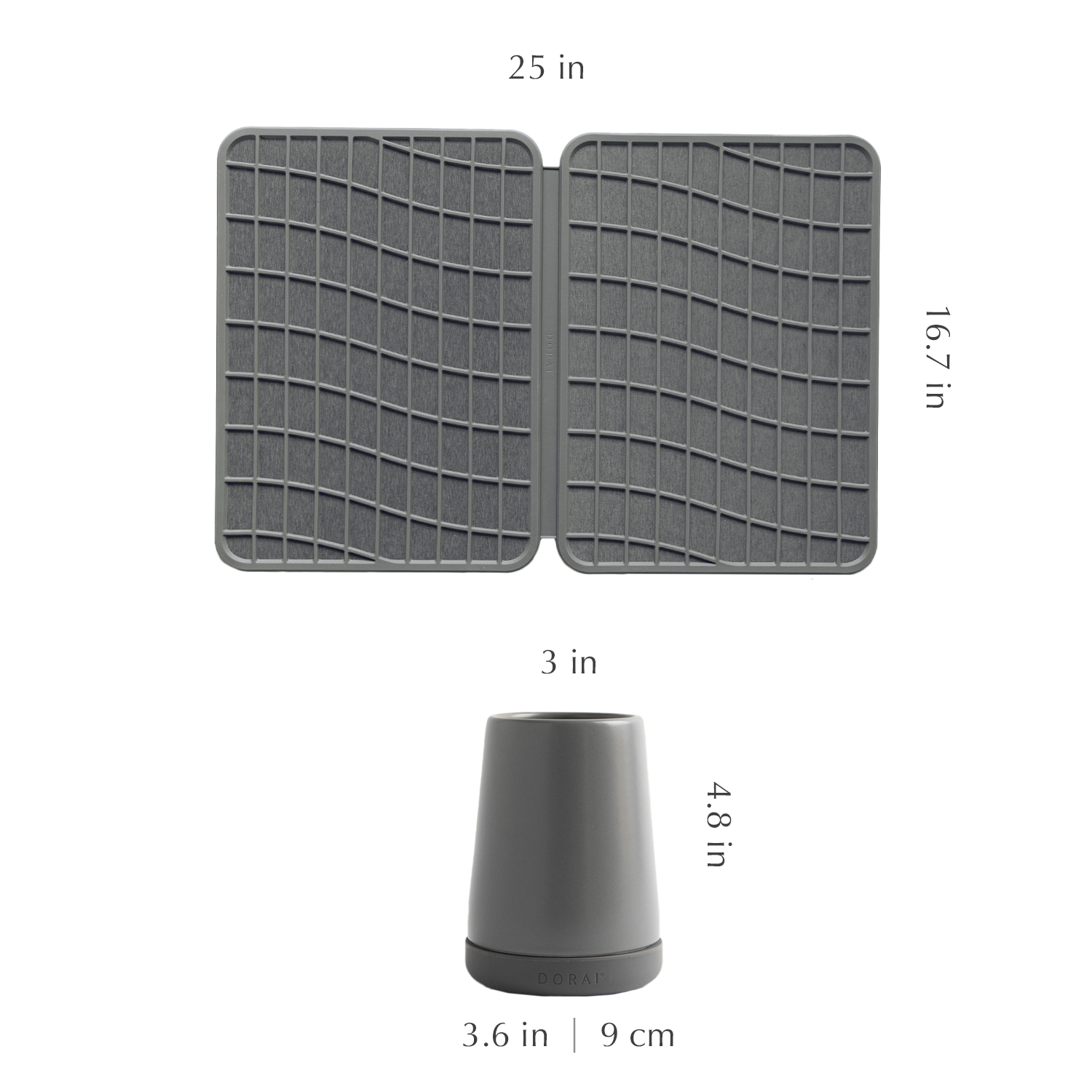 dimensions of dorai kitchen products