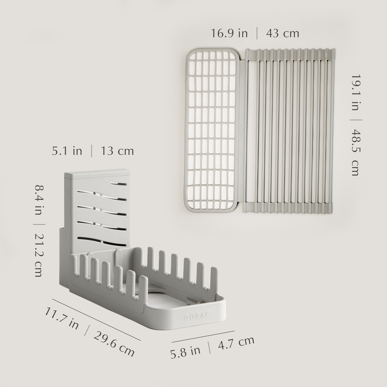 Over the Sink Dish Pad + Rack Bundle