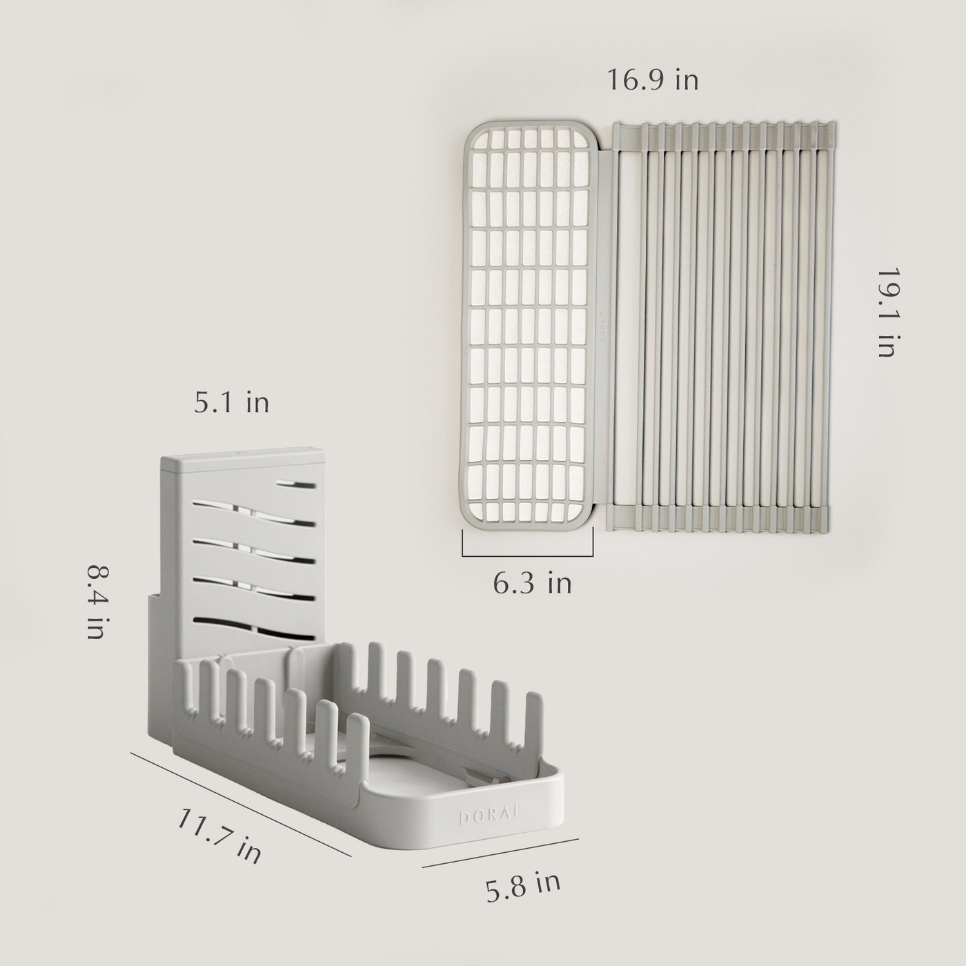 dimensions of dish pad rack and over the sink dish pad