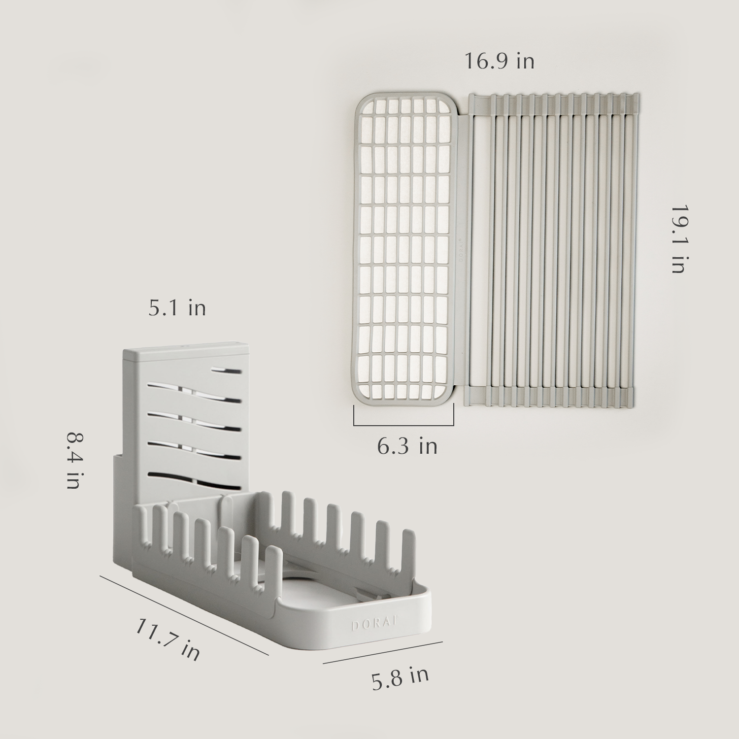 dimensions of dish pad rack and over the sink dish pad