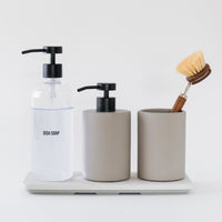 stone soap caddy with dish soap on it - Dorai Home