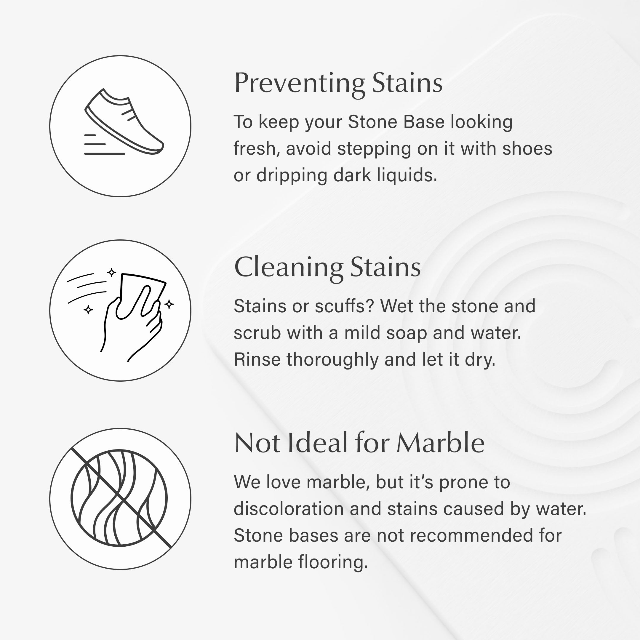 Bath Stone™ Mat - Zen