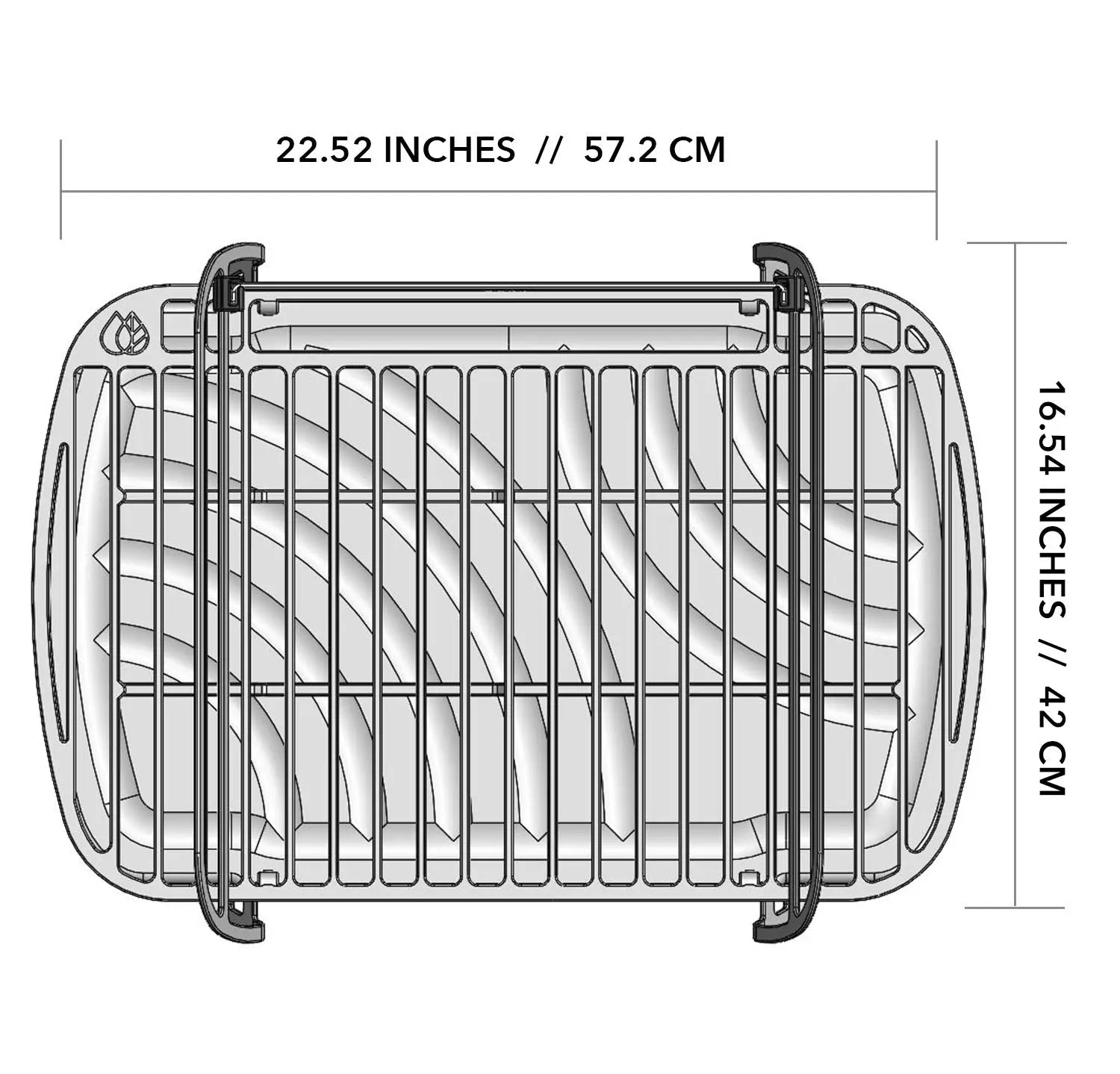 Top Dimensions of Dorai Dish Pad