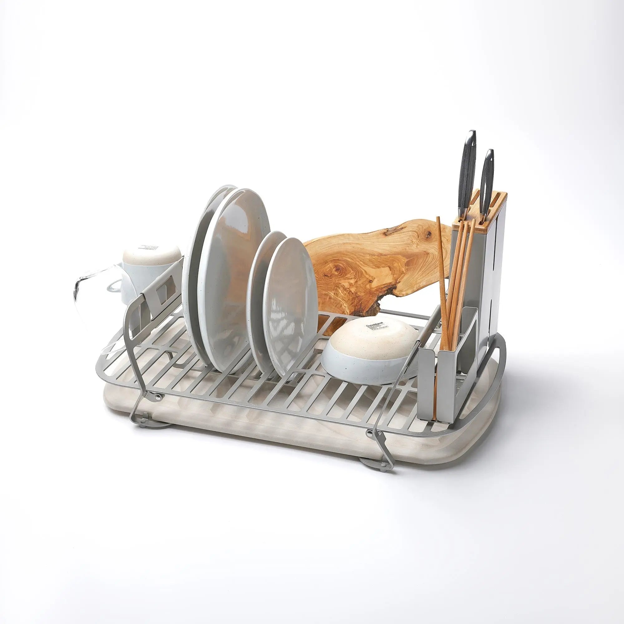 Dorai Dish Rack with dishes