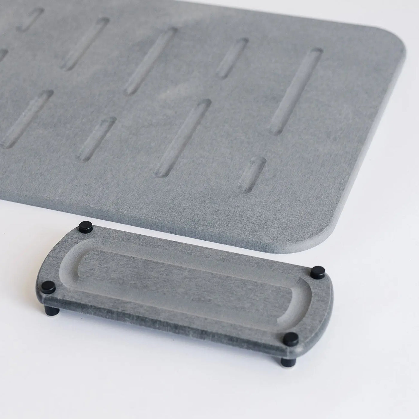 Rain Bath Stone™ Mat + Sink Caddy Bundle